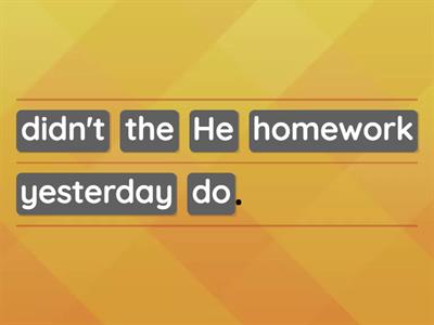 Simple past - Affirmative and Negative