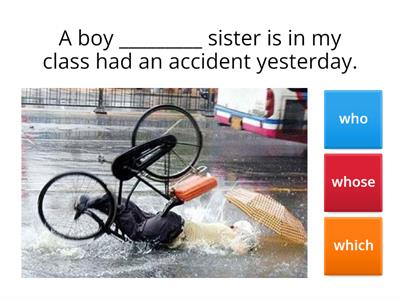 Defining relative clauses