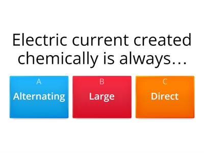 Mains electricity and Current Quiz