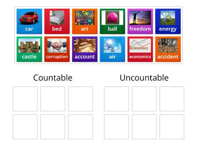 Countable and uncountable