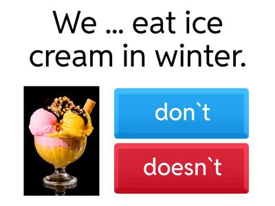 Present Simple (don`t/doesn`t )