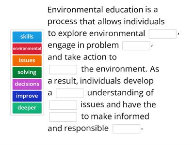 Environmental Education