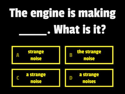 Countable and Uncountable Nouns – quiz