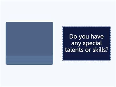 CONVERSATION QUESTIONS WITH 'HAVE'- PRESENT SIMPLE