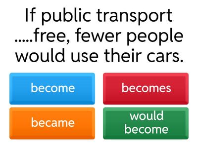Second conditional quiz