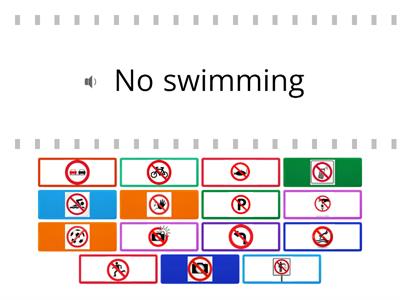 CBE BOW OTL Engels  'No' Signs