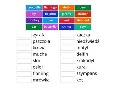 English Class A2+ unit 3 Animals 1