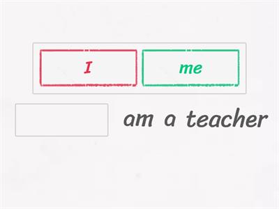 Pronouns: Subject-Object?