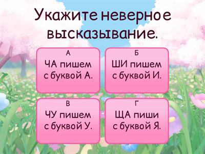 Буквосочетания ЖИ-ШИ,ЧА-ЩА,ЧУ-ЩУ.