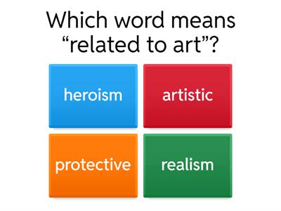 Suffixes -ic, -ism, -ive