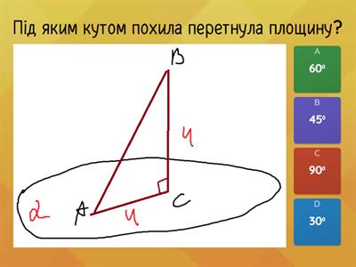 Перпендикуляр та похила