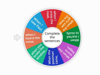 Simple past- Past continuous