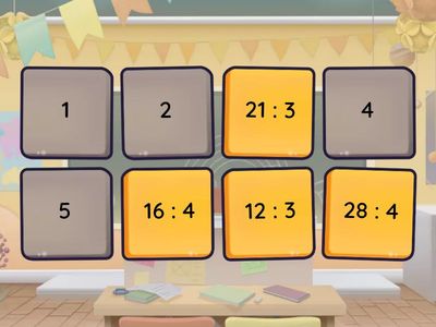 Tìm các biểu thức có giá trị bằng nhau.