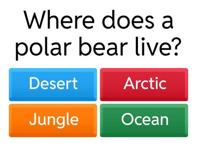 Animals and Their Habitats