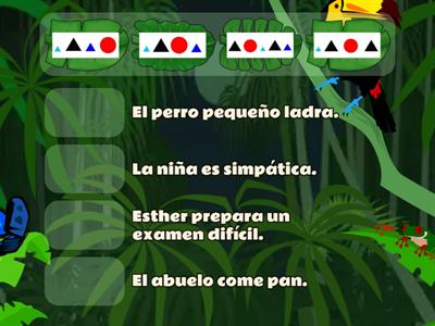 Oraciones símbolos Montessori 1