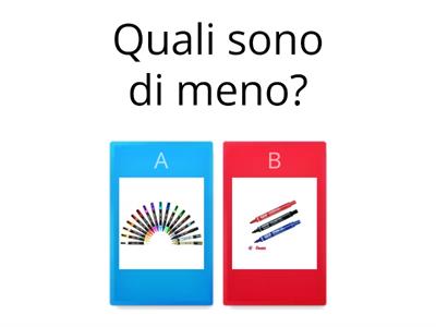 Confronta le quantità