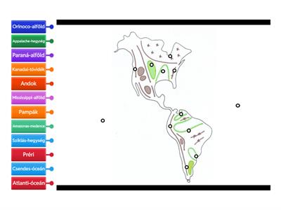 Amerika tájai 8.osztály