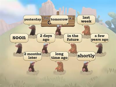 Past tense time indicators