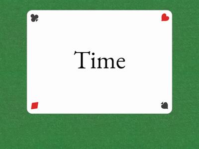 Time Management Vocabulary