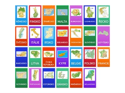 Státy EU a jejich vlajky