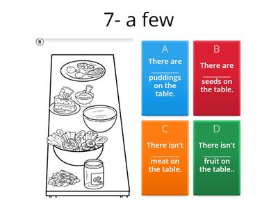 4th_U5_Grammar: B- Some / Any / A lot / A little / A few. All about us 4th_Unit 5