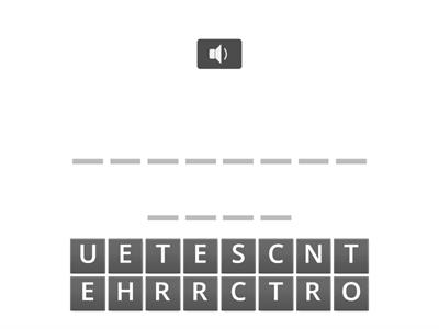 1st grade: Music Spell the word