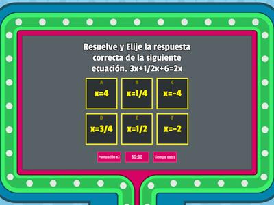 ECUACIONES CON FRACCIONES