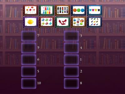 Соотнесение цифры и количества 