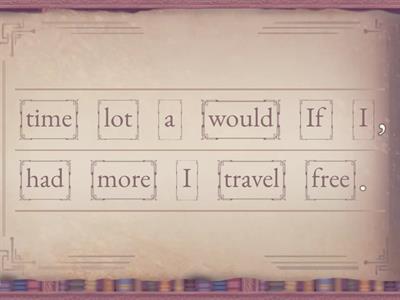 First and Second contitional 