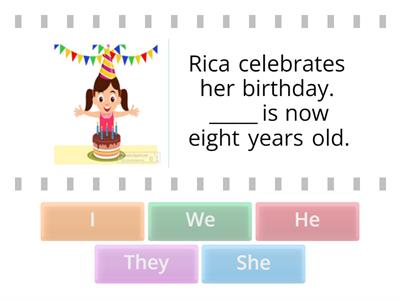 G5. Subject - Pronoun