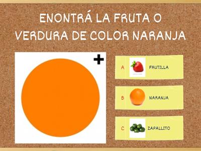 COLORES DE FRUTAS Y VERDURAS