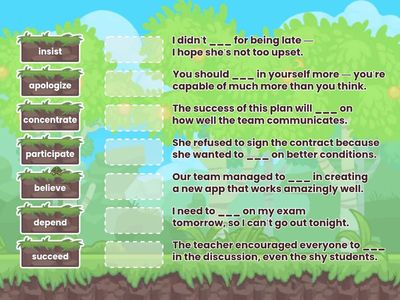 Verbs + Prepositionns