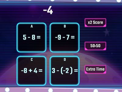 Adding and Subtracting Integers