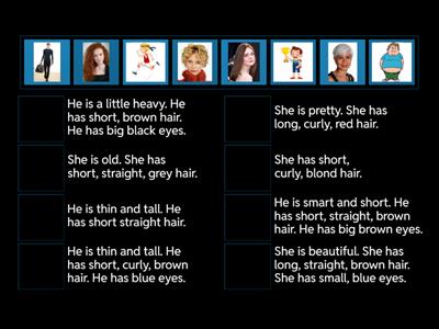 Physical Appearance - Describing People