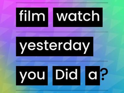 Past Simple Questions (did)