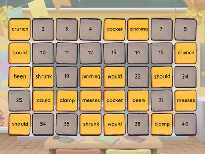 high frequency & review words from unit 1-5 set 1 of 2 matching Wilson Just Words Unit 6 Lesson 1 