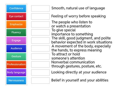 Key Vocabulary: Business & Presentation 