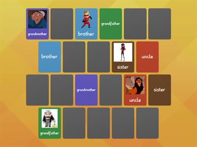 Memory Game - Family Members