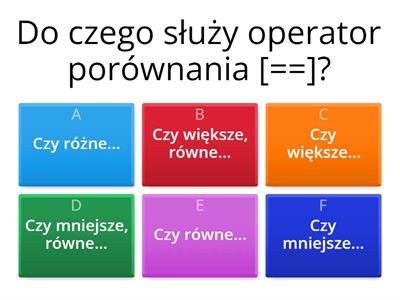 Python - operatory arytmetyczne i porównania