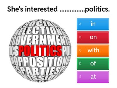 Dependent Prepositions B1+