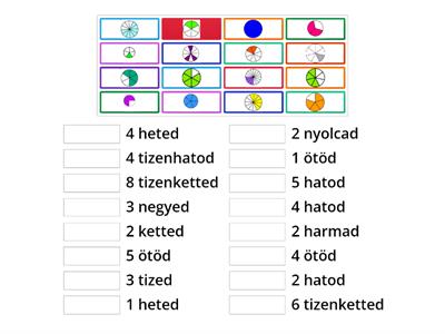 Párosíts!- Törtek 3.osztály 