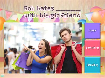 6B like + (verb+ing) like love hate mind English File Elementary Grammar