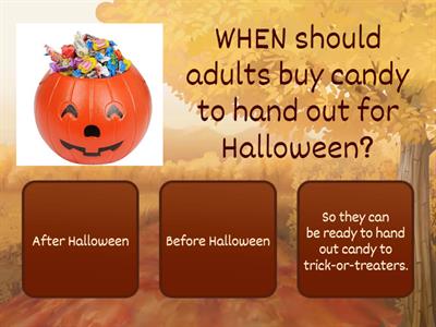 Halloween-themed When Questions