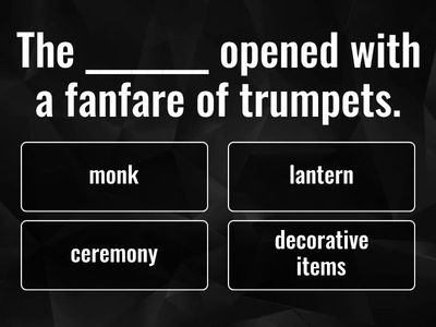 Cultural Traditions Quiz