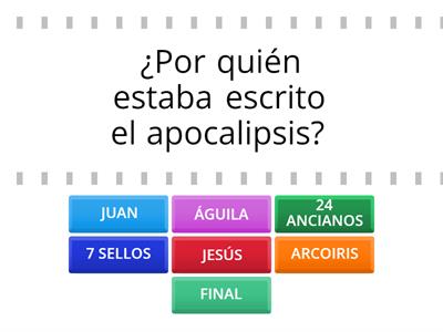 Actividad del apocalipsis