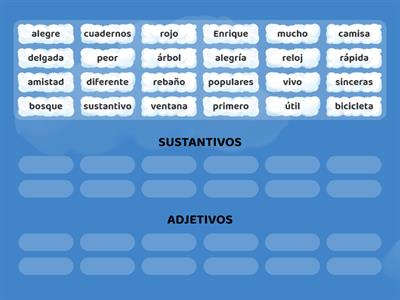 SUSTANTIVOS Y ADJETIVOS