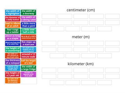 Metric Measurement Sort Bibb