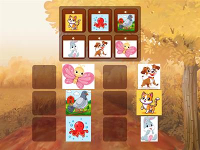 Simón dice encuenta la pareja de cada animalito.