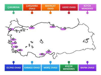 TÜRKİYE DE DELTA OVALAR 