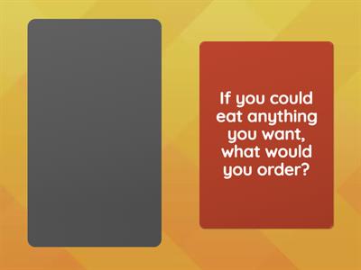 Second conditional speaking